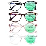 SIGVAN 3 Pack Reading Glasses Spring Hinge Stylish Readers Black/Tortoise for Men and Women (Colour mixture, 4.00, x)