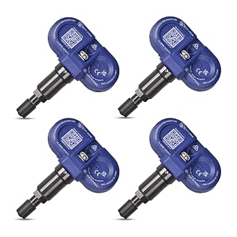 Bluetooth TPMS Sensor Compatible with Tesla Model 3 Y S X 20212024 Tire Pressure Monitoring System Replaces OE 1490701-01-B 1490701-00-B 4PC