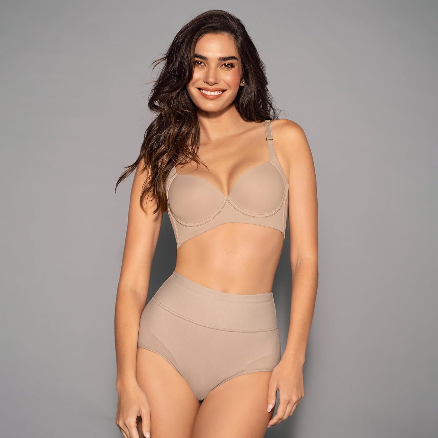 Leonisa SmartShape Thong Slimming High Waisted Compression Panties - Tummy Control Underwear for Women - Image 8