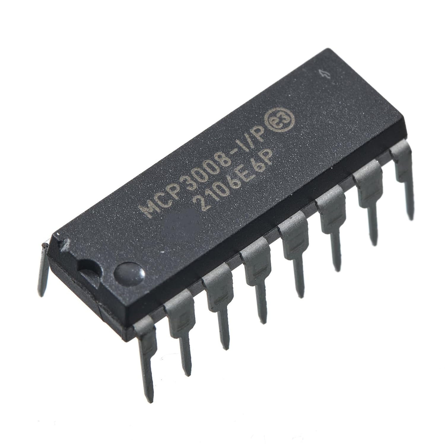 2pcs MCP3008-I/P MCP3008 MCP 8-Channel 10-Bit A/D Converters with SPI Serial Interface 2.7V,DIP-16.