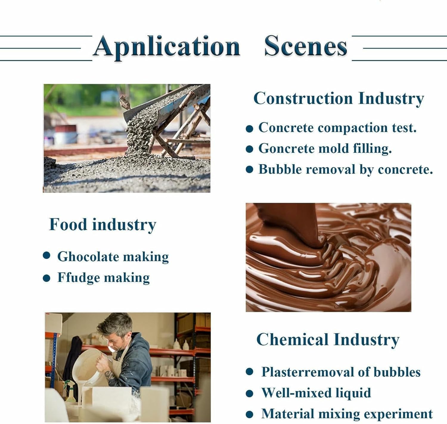 Concrete Vibration Table, Small Vibration Test Table, Desktop Vibration Platform, Suitable for Laboratories, Warehouses, Workshops, Easy to Clean