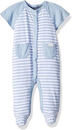 Short sleeve footed onesie Clearance