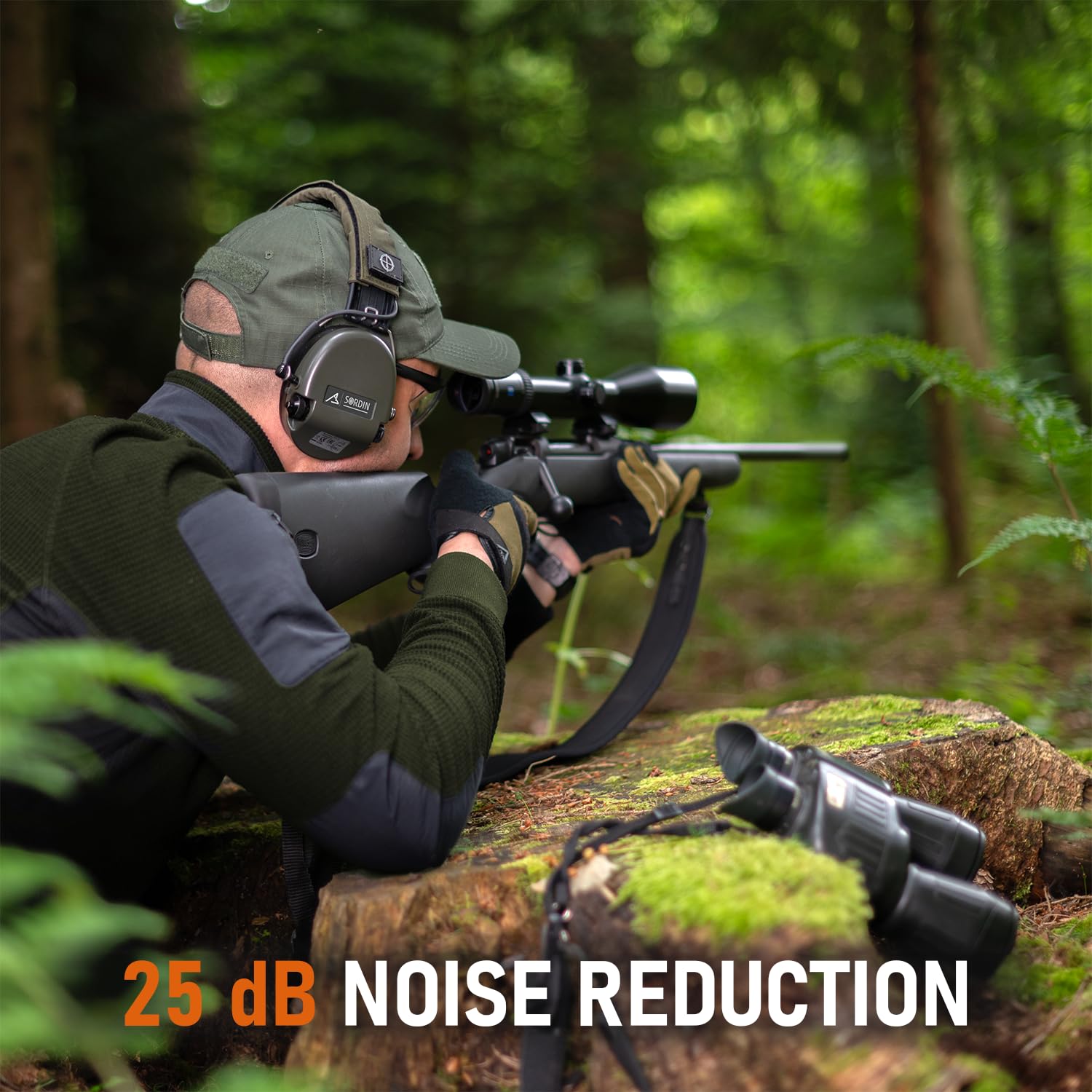 Sordin ACE Core TAC Protettori acustici a capsula - attivi ed elettronici - Protettori acustici a capsula per la caccia e il tiro sportivo