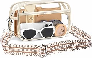 Clear Bag For Stadium Events, Clear Purse for Women Stadium Approved Crossbody Bags, Bag for Concerts Sports Events Festivals