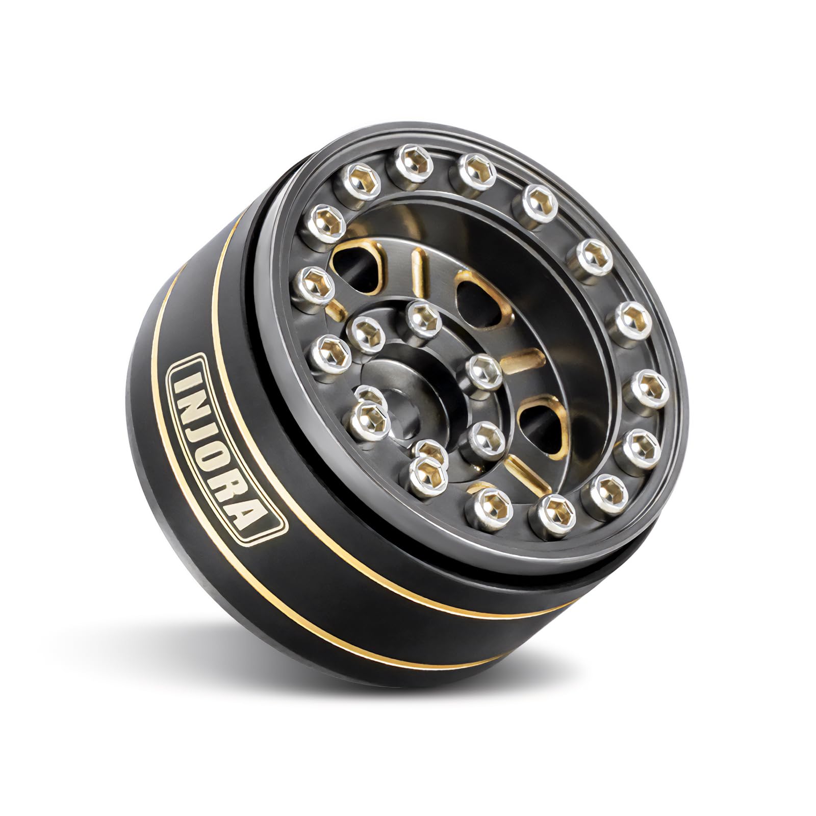 INJORA 1.0 Beadlock Wheel Mud Tires Set Deep Dish Morocco INJORA 1.0 Beadlock Wheel Mud Tires Set Deep Dish Morocco