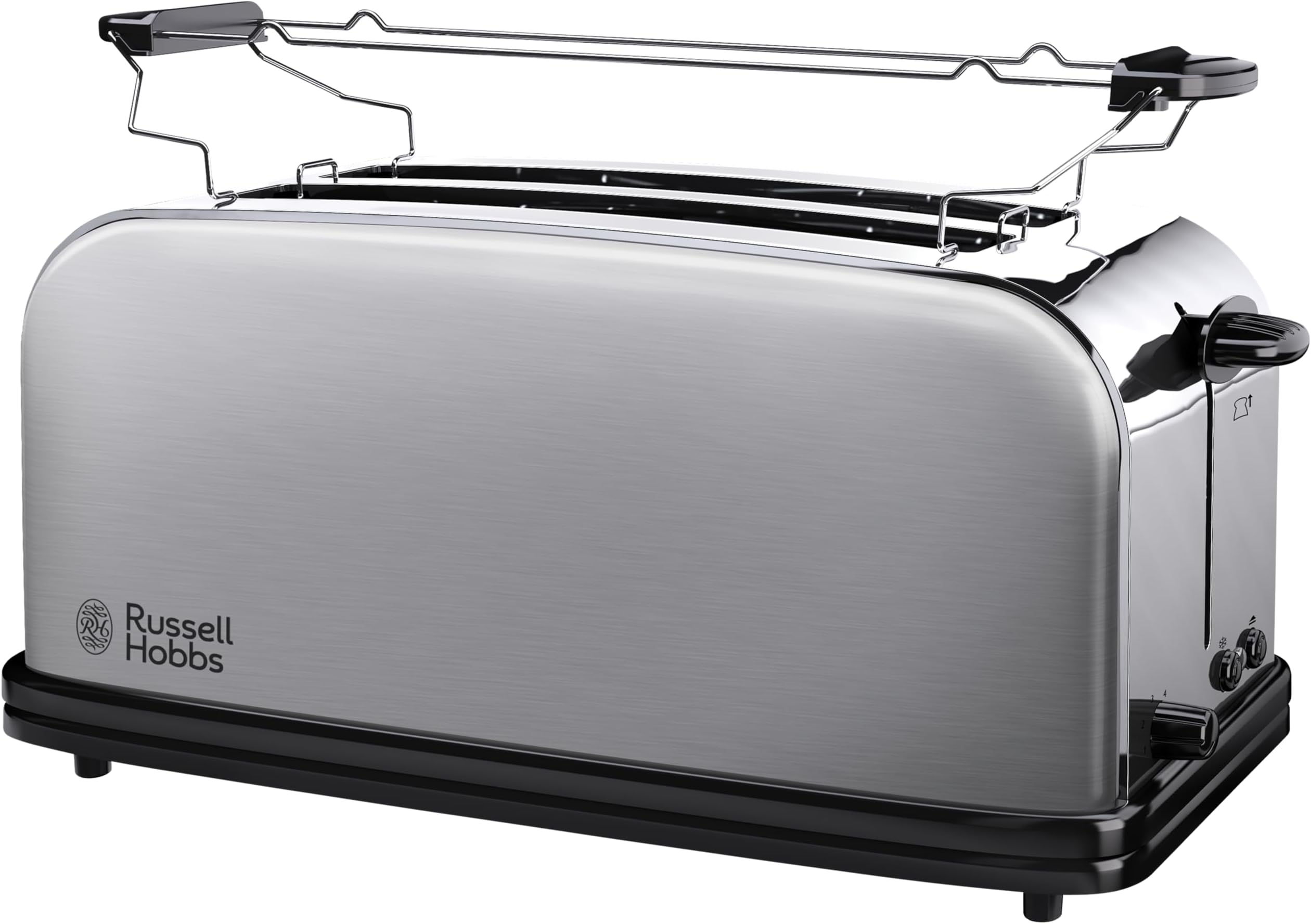 Russell Toaster Russell Hobbs Toaster [2-Schlitz-Langschlitz für 4 Scheiben / 2 breite ...