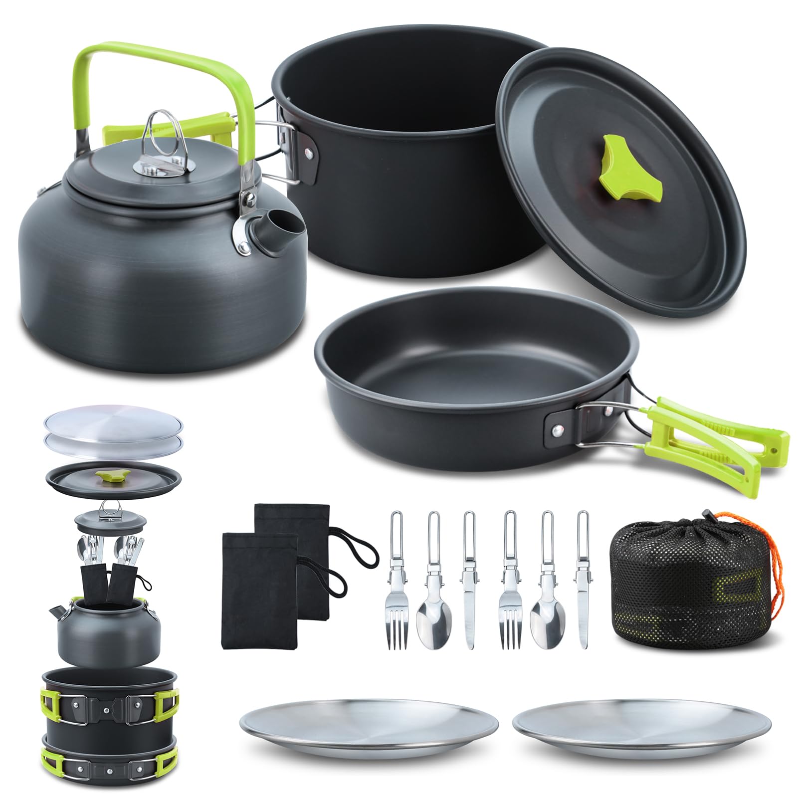 Camping Cooking Camping Kitchen Set Cpengpj 2Pcs Camping Cookware