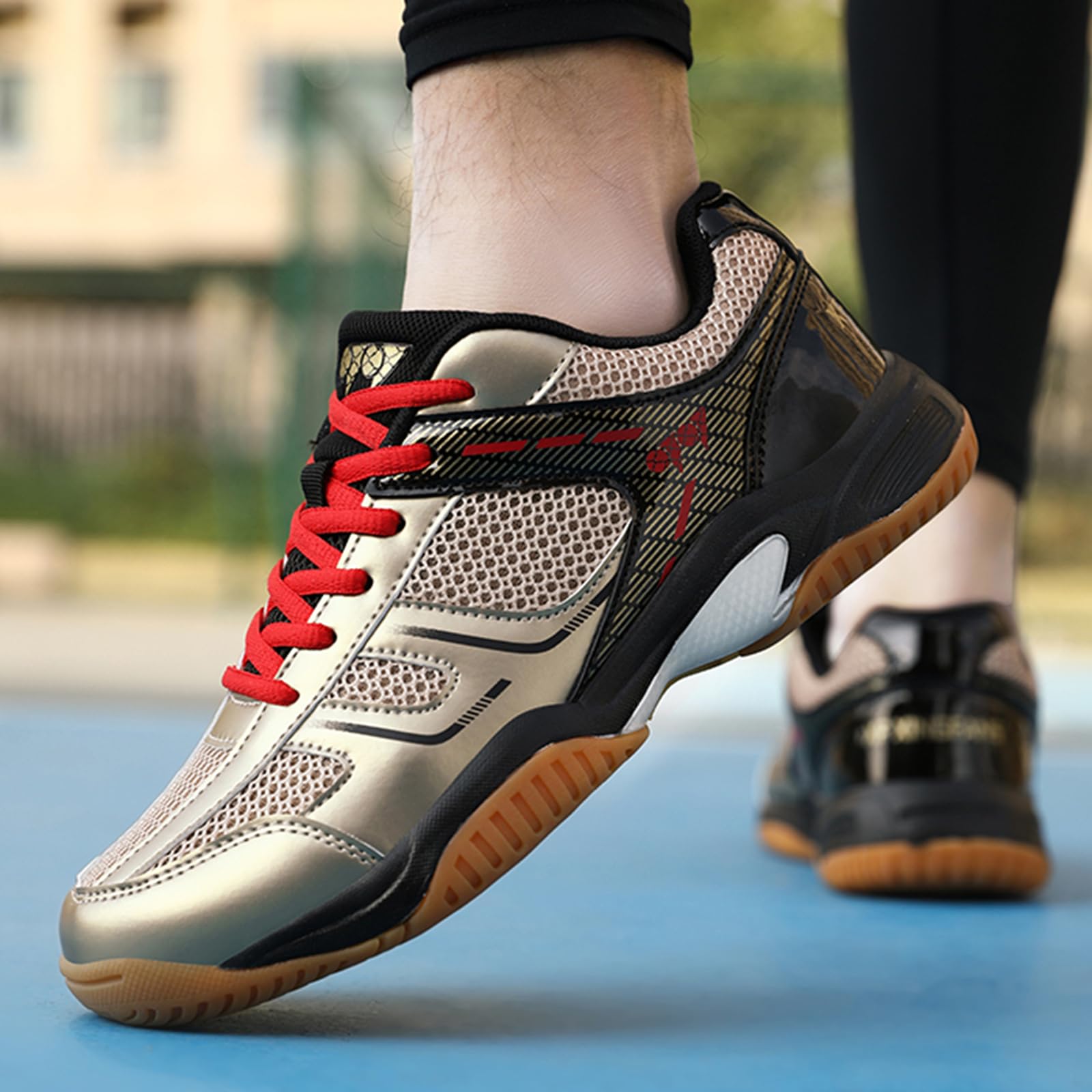 Zapatillas de tenis funcionales, ligeras, transpirables, zapatillas deportivas para mujer y hombre