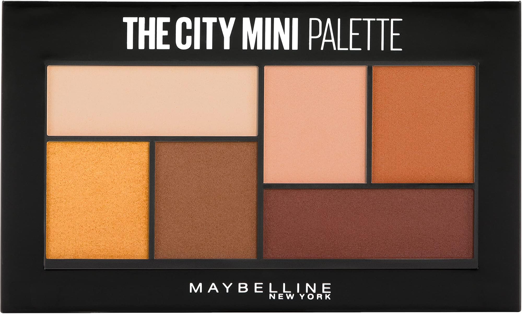 New York The City Mini Eyeshadow Palette Makeup, Hi-Rise Sunset, 0.14 oz.