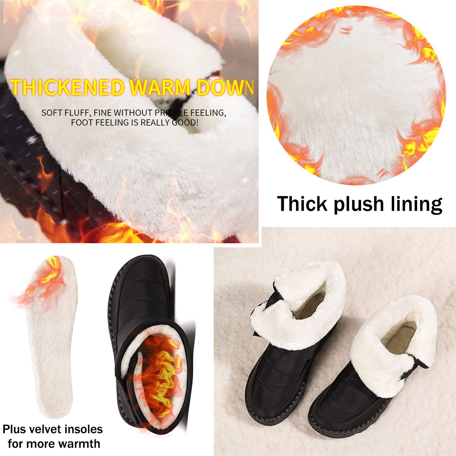 Dames antislip winter warme slip on orthopedische Dames antislip winter warme slip on orthopedische
