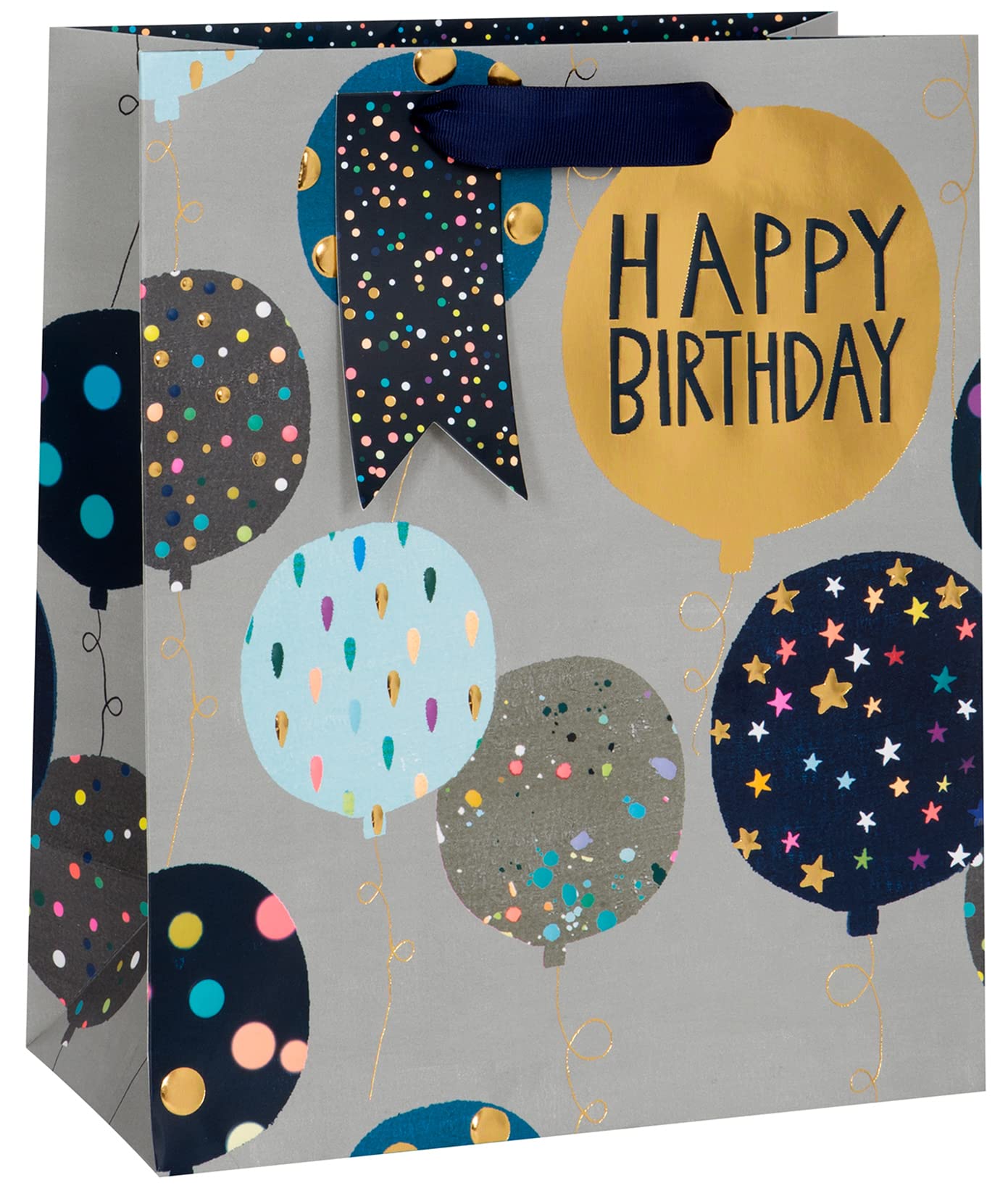Glick Luxury Large Balloons Design for Birthdays, Unisex, 260x315x135mm, Multi-Colour