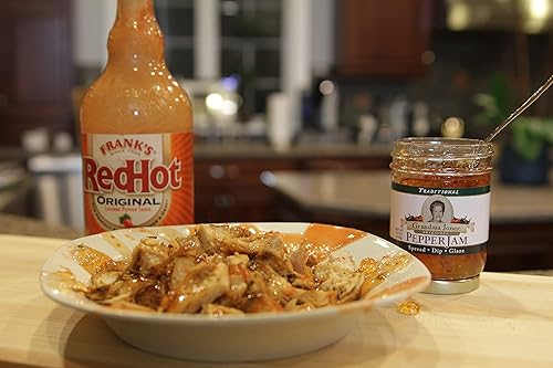 Miniatura 7 de Grandma Jones' Originals PEPPER JAM Paquete de tres jalea de pimienta favorita de las fiestas