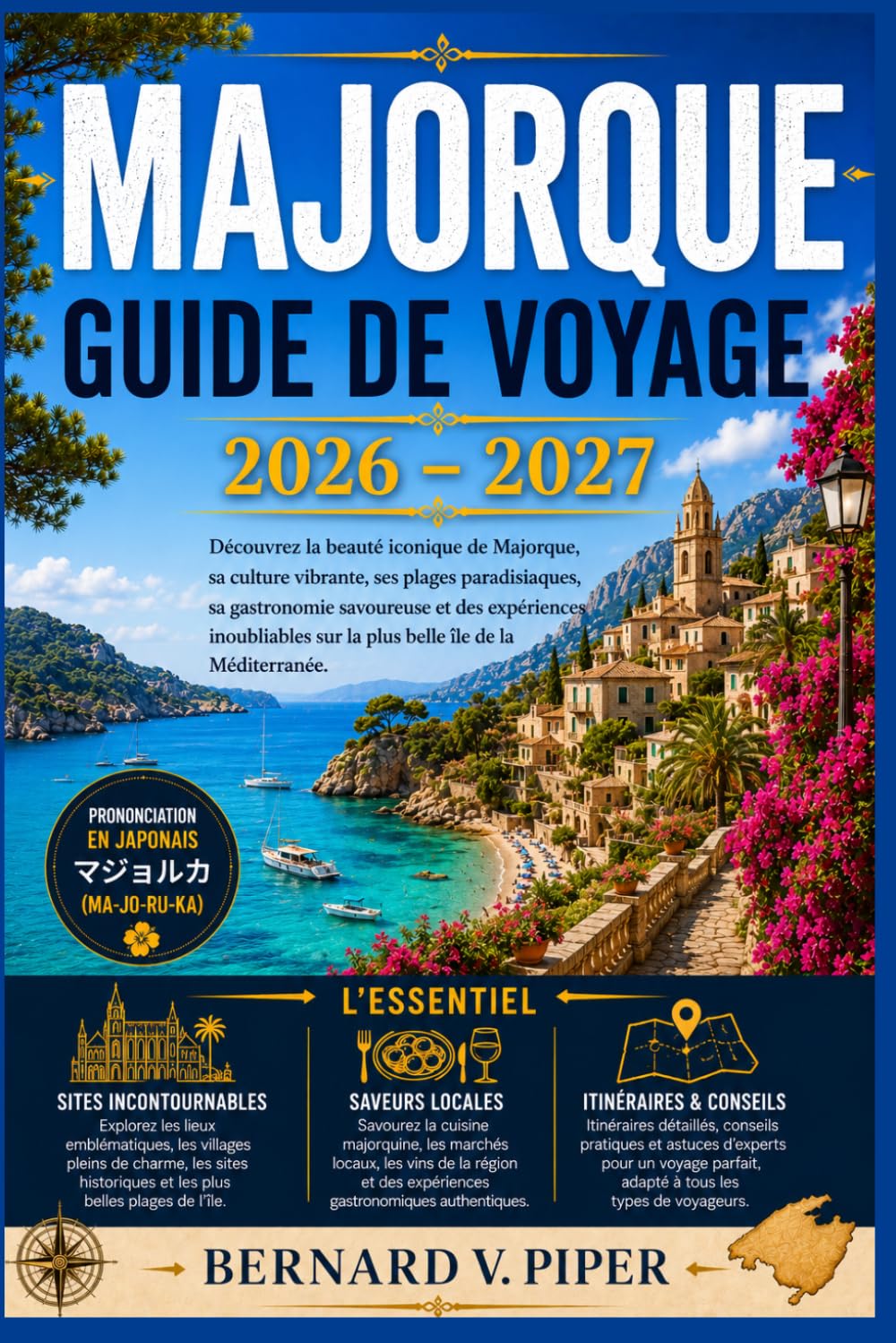 MAJORQUE GUIDE DE VOYAGE 2026-2027: Explorez Palma, la Serra de Tramuntana, les villages côtiers, les plages, la gastronomie locale, les routes ... et les itinéraires insulaires tout compris.