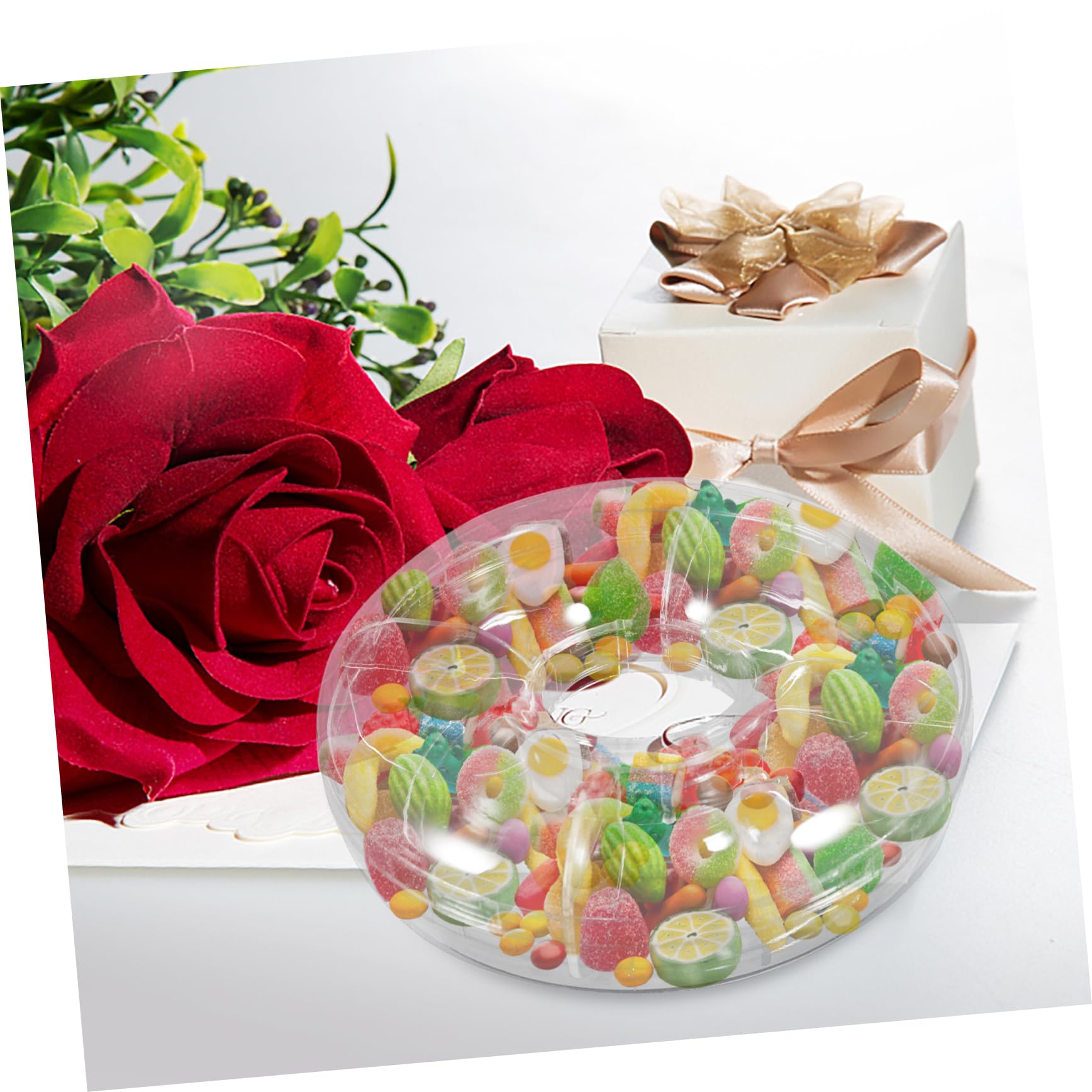 Candy Box Mini a Forma di Donut, Confezione da 12 Pezzi