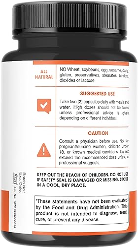Miniatura 9 de WELBUDA Cápsulas de pimienta de cayena de 1000 mg con saúco, equinácea, berberina HCI y más - Apoya la salud de la digestión, corazón saludable y