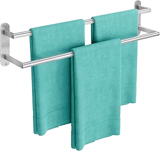 Towel Rack for Bathroom, Double Towel Bar 24Inch, Stainless Steel Bathro...