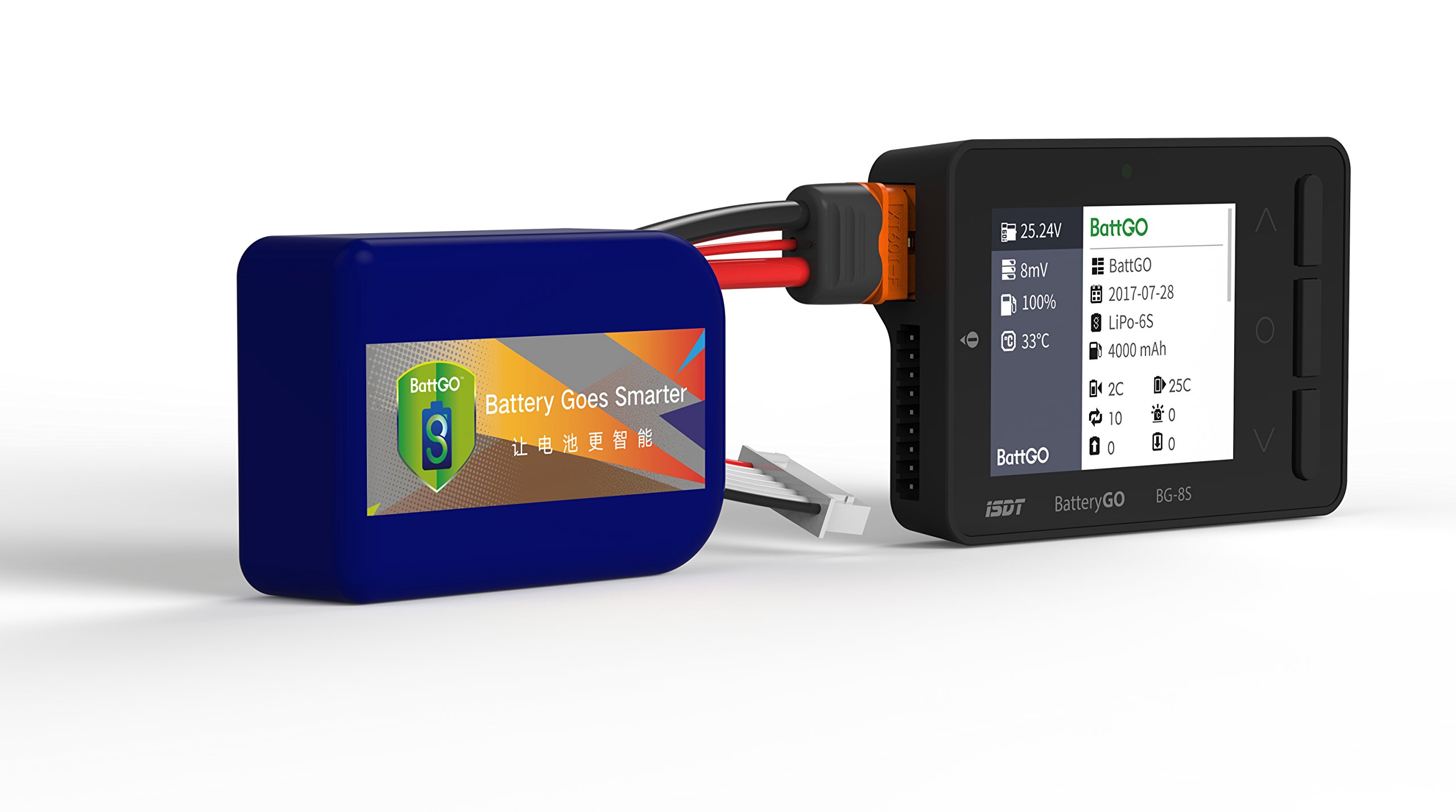 ISDT BG-8S Batterietester, Schwarz