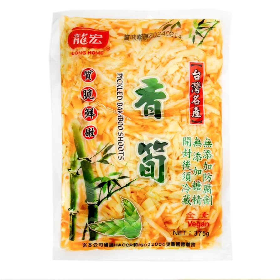 龍宏香筍 味付け筍 柔らか味付けメンマ 味付穂先たけのこ細切 600g 10袋 Amazon | 台湾産 味付けメンマ375g 龍宏 香脆筍(味付け筍) 味付