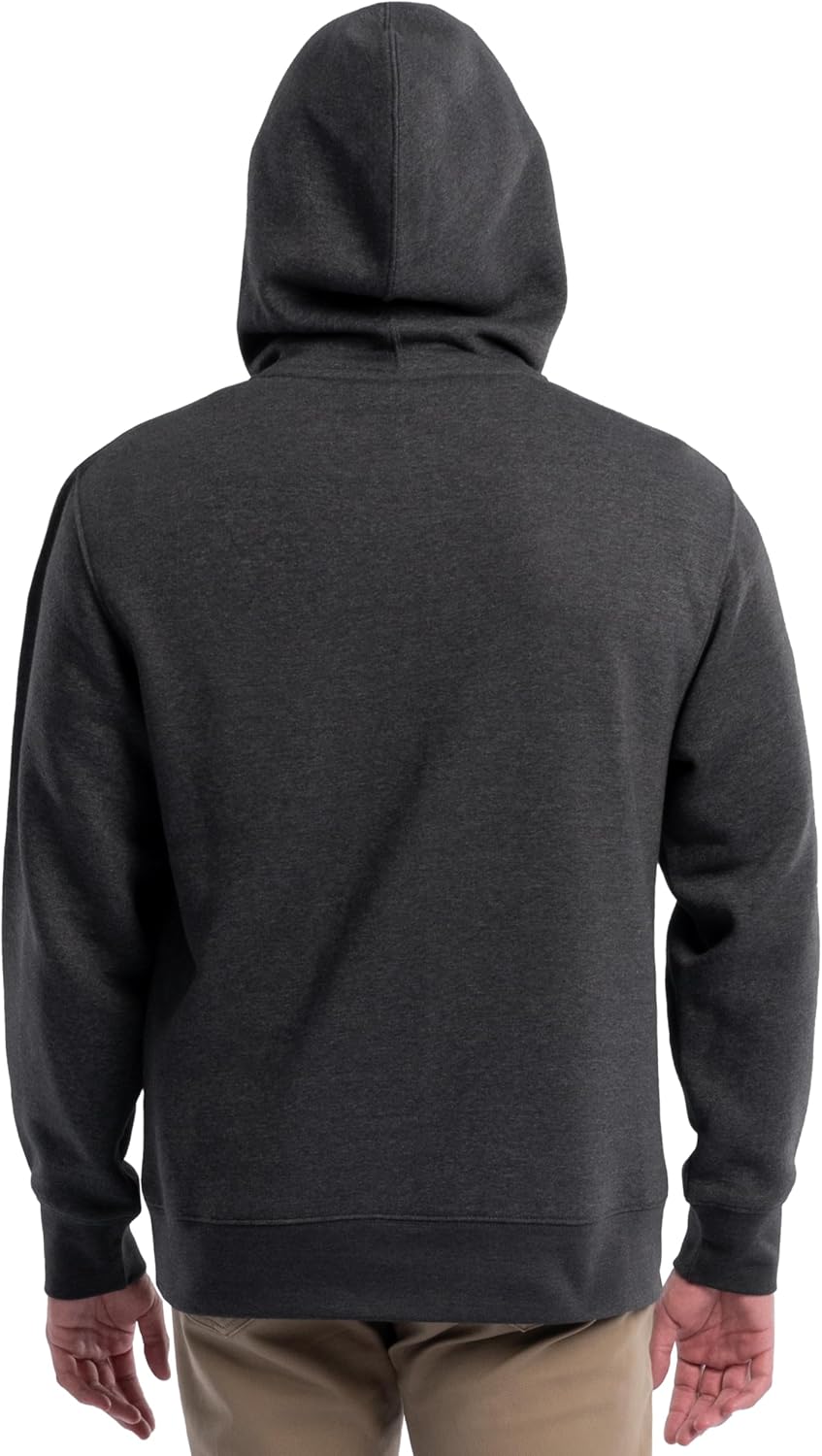 Wrangler mens Pullover Hooded Sweatshirt With Front Pouch Pocket - Image 2
