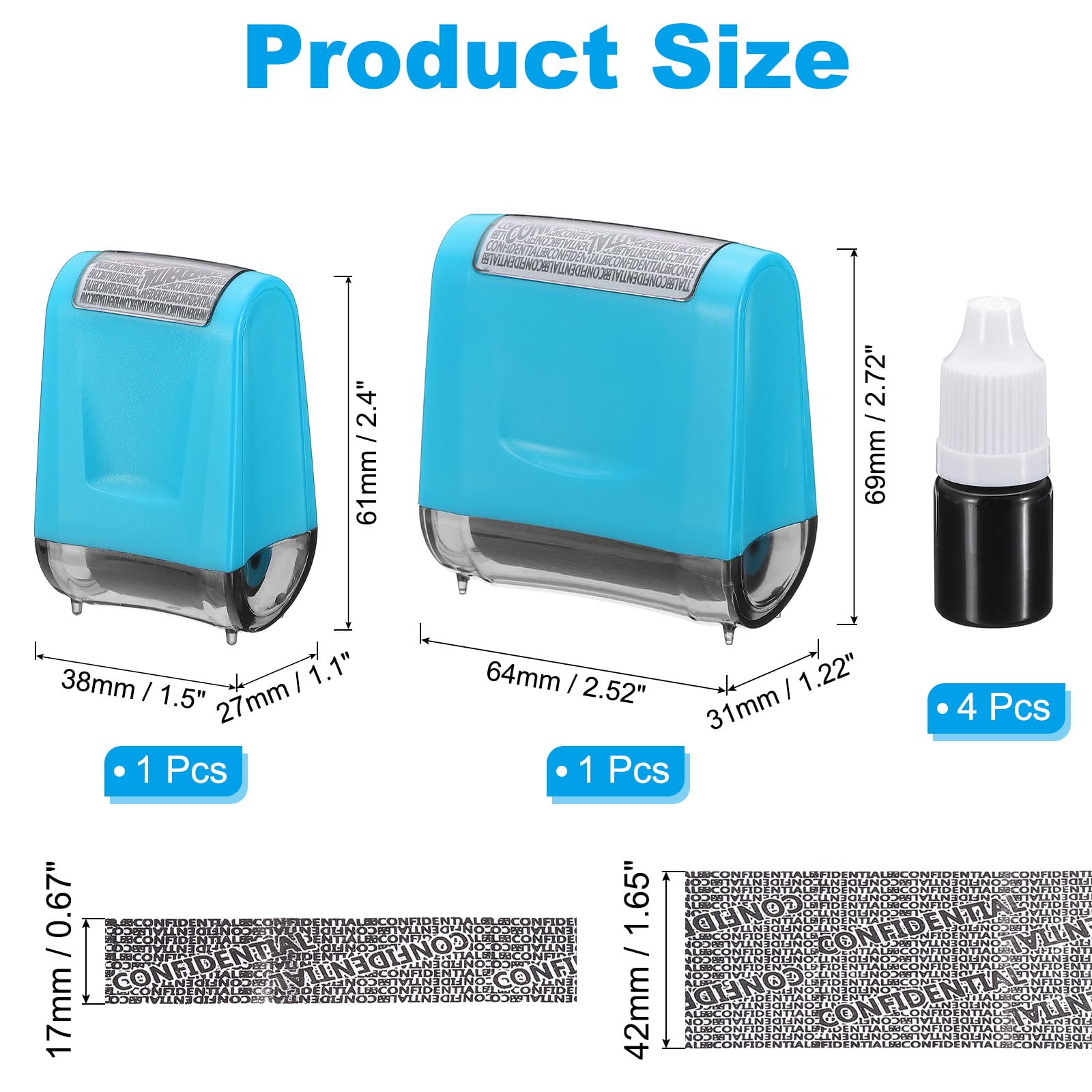 PATIKIL Identity Theft Protection Roller Stamp - Image 2