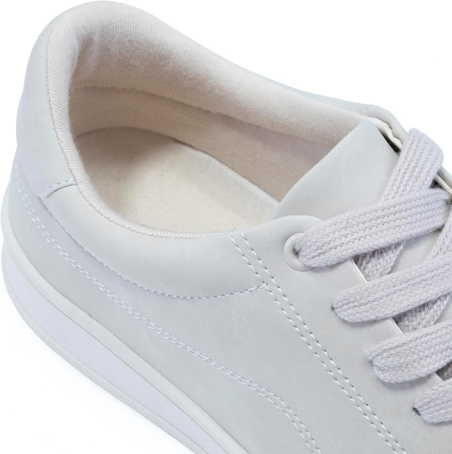 Women's Lace Up Trendy Sneaker Classic Fashion Low Top Walking Shoes - Picture 103 of 109