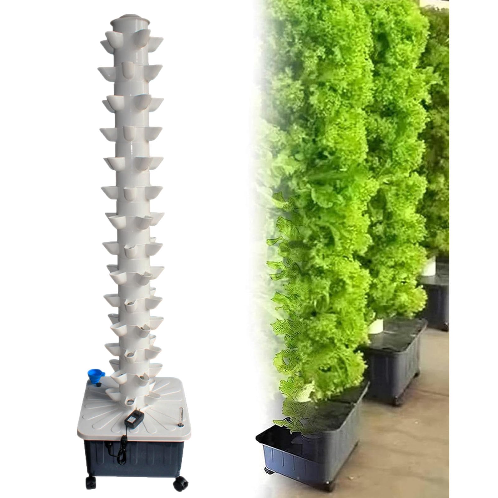 Nutritower 32plant Vertical Hydroponic Indoor Gardening Nutritower.com