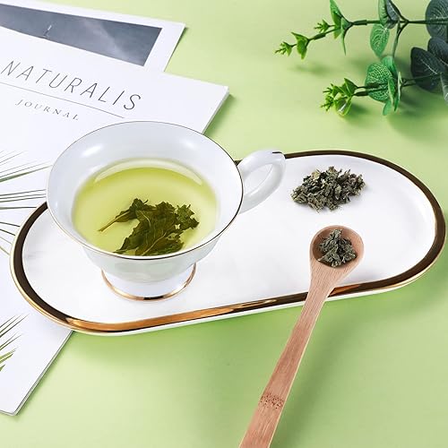 Miniatura 5 de Té de menta, hoja suelta de menta seca, hojas de menta, té de hierbas de hierbabuena, fuerte y fresco, 100% natural crudo, 2.1 onzas