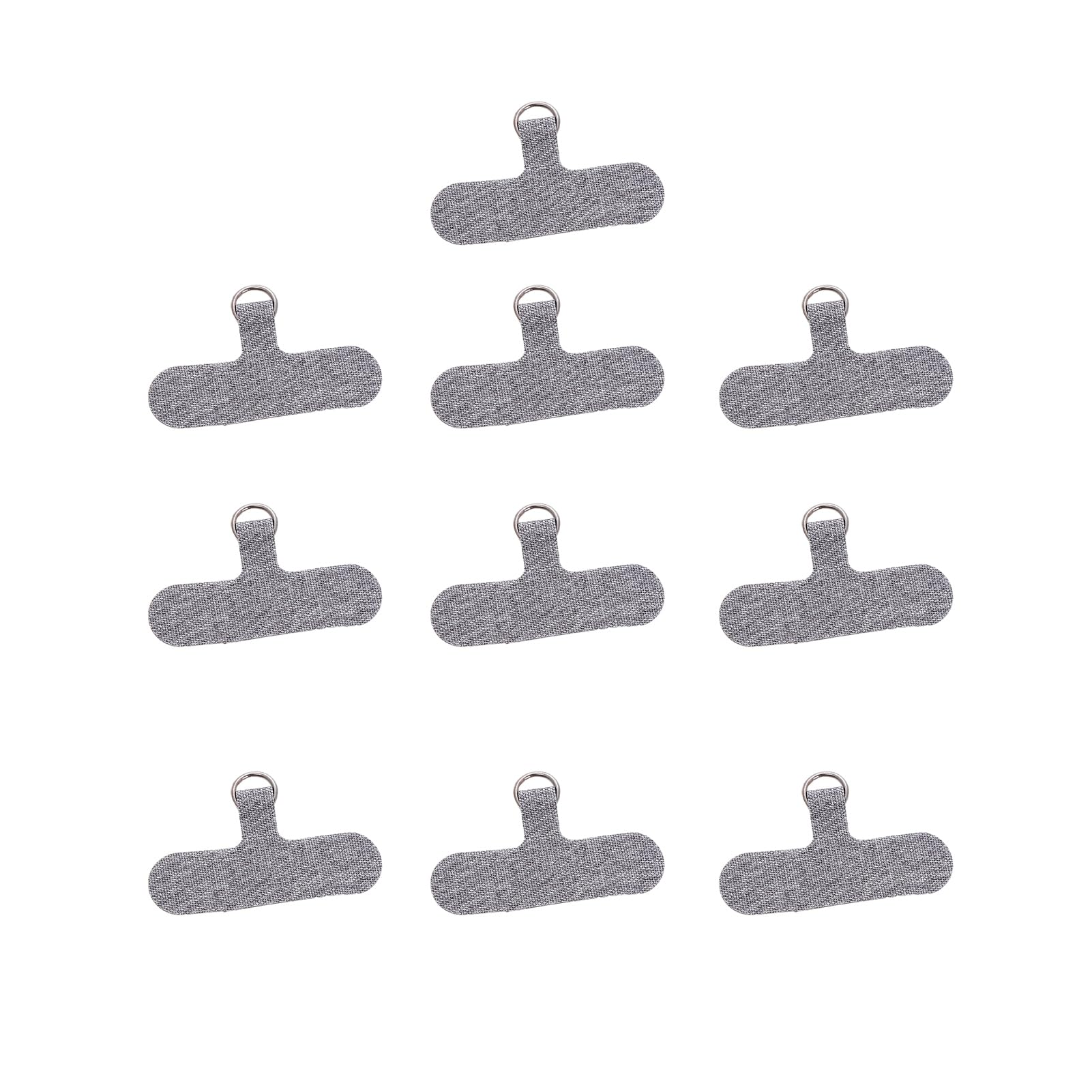 matumou 10Pcs Mobile Phone Tether Tabs with Adhesive Colorful Cell Phone Lanyard Patches -Loss Security Lanyard Connector Strap