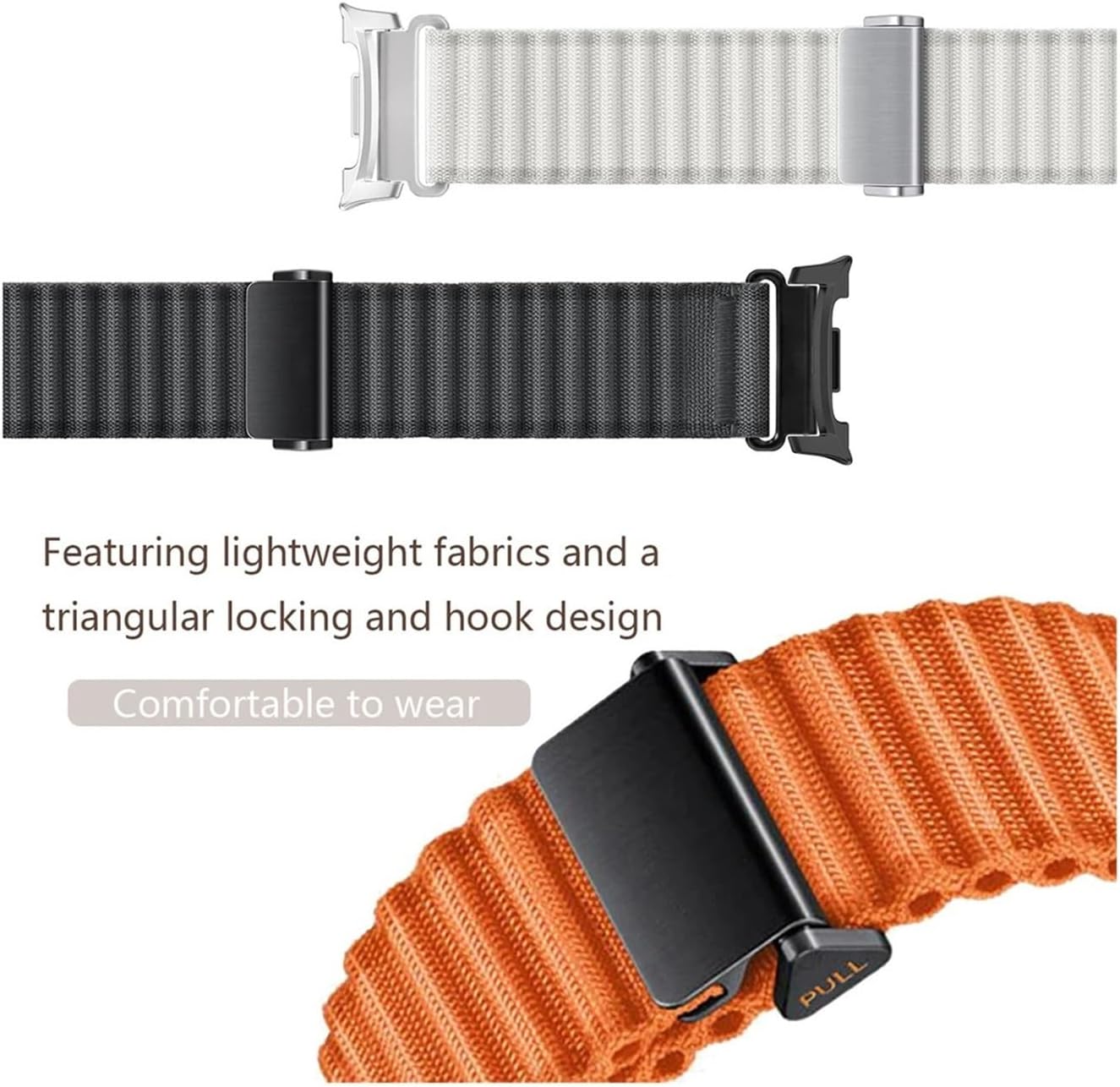 Stainless Steel Connector Nylon Strap For Samsung Galaxy Watch 8 40mm 44mm 8classic 46mm Band Sport Wristband Bracelet Accessories
