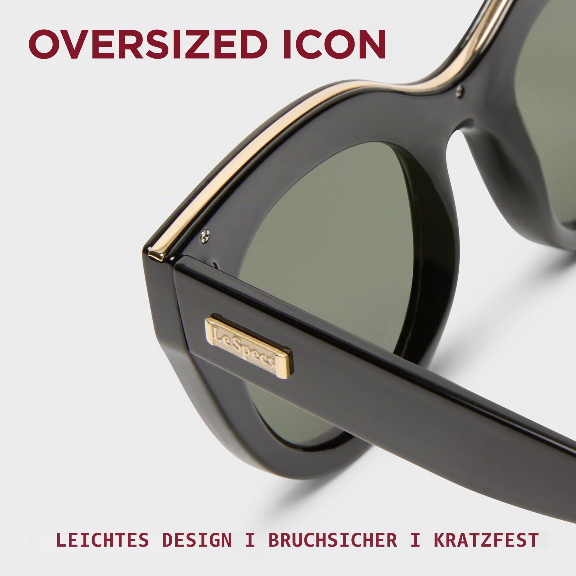 Le Specs. AIR HEART - Sonnenbrille für Damen CAT-EYE Rahmenform mit hohem UV-Schutz