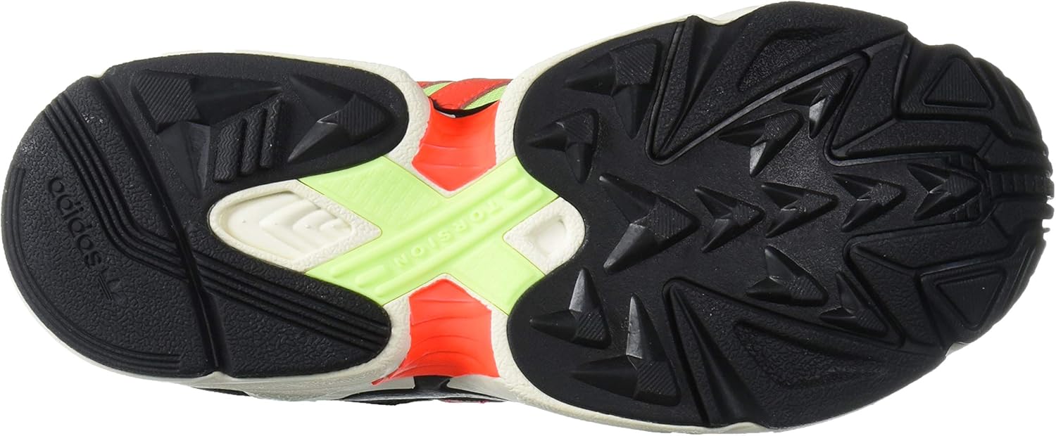 adidas Originals Men's YUNG-96 Running Shoe, hi-res Yellow/Solar red/Off White, 4 M US