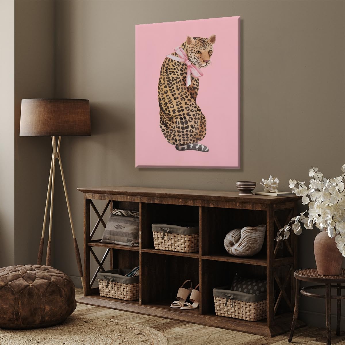 Bikini Wall Art Trendy Red Leopard Poster Coquette Girly Room Bikini Wall Art Trendy Red Leopard Poster Coquette Girly Room
