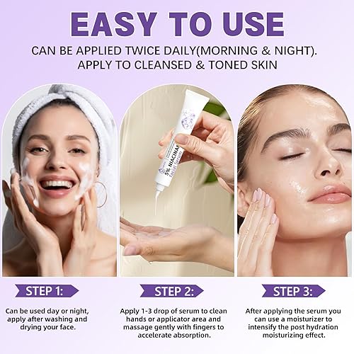 Miniatura 7 de ABOTE Paquete de 3 sueros de niacinamida al 5% para la cara, antienvejecimiento, antiarrugas, hidratación profunda (0.5 onzas líquidas cada uno)