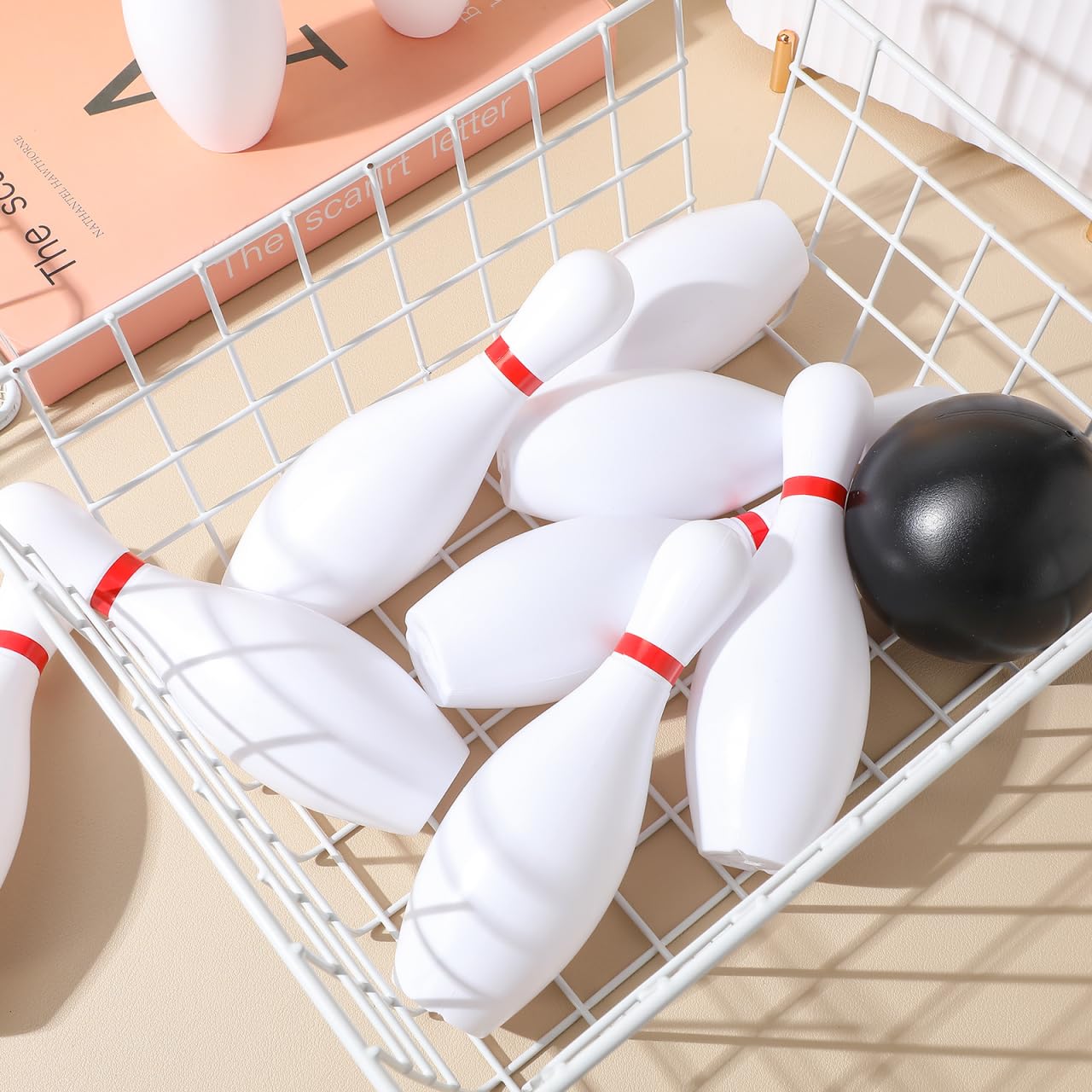 YT【新品】ボウリングマン白2体セット Amazon.co.jp: LOL-FUN 【2025新開発・収納袋付】キッズボウリング