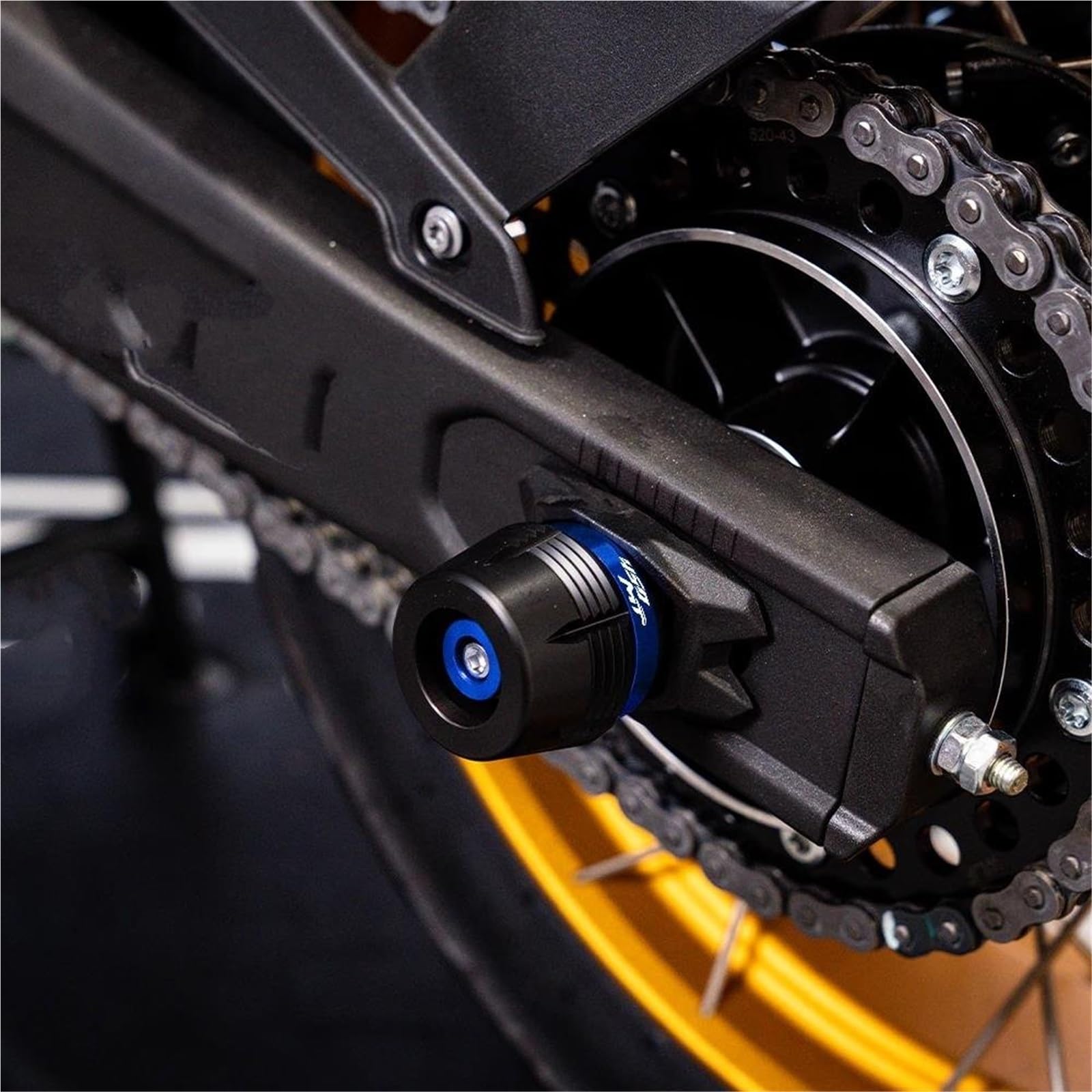 Slider Telaio Per CFMOTO 450MT MT450 CF MOTO 450 MT 2024-2025, Protezione Anticaduta Per Forcella Anteriore Asse Ruota Anteriore E Posteriore Moto Protezione(Titanio,Anteriore Posteriore)