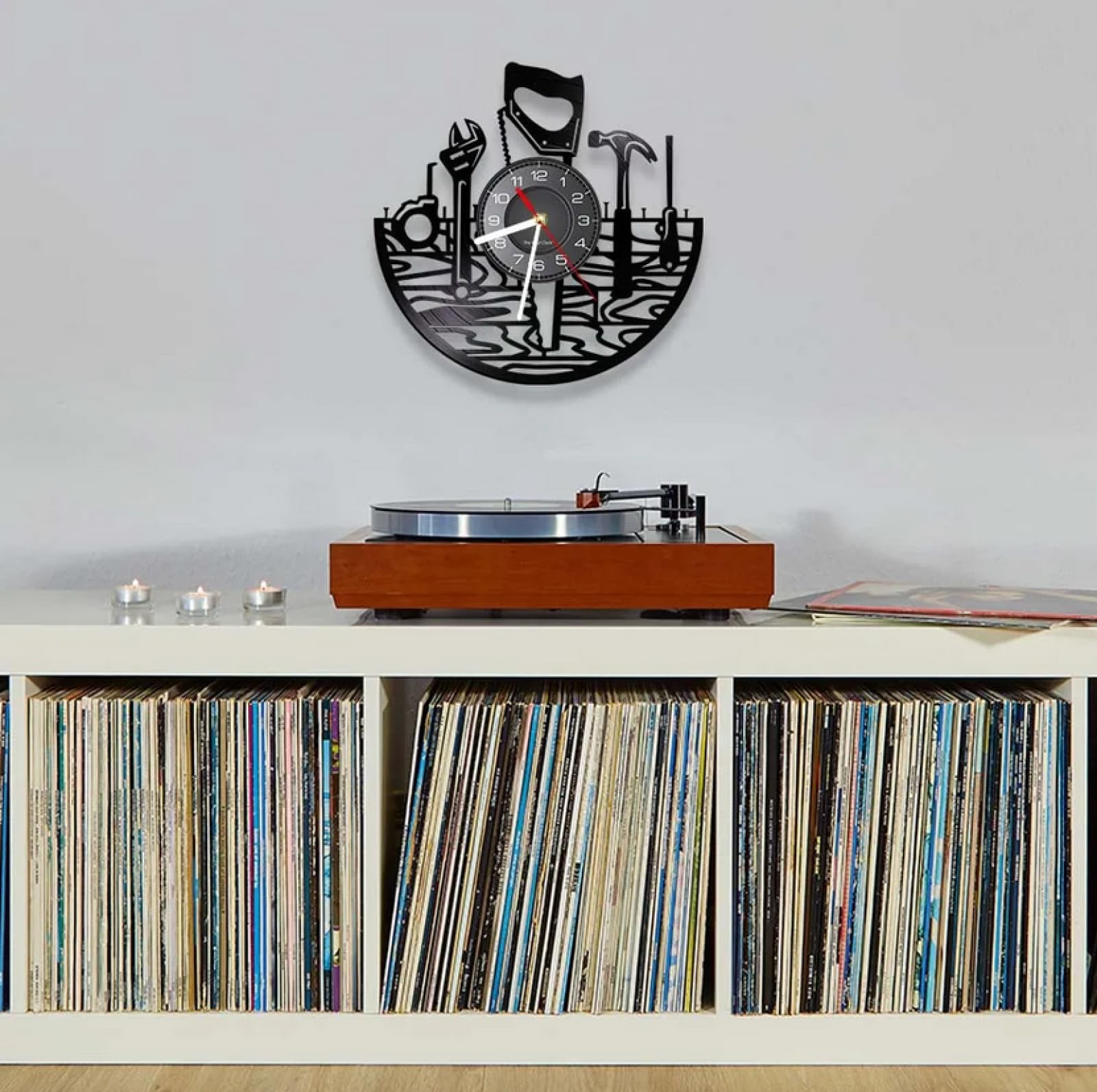 Naaimachine Vinyl Record Wandklok Geweldig idee voor kleermaker Outfitte Dressuur Naaimachine Vinyl Record Wandklok Geweldig idee voor kleermaker Outfitte Dressuur