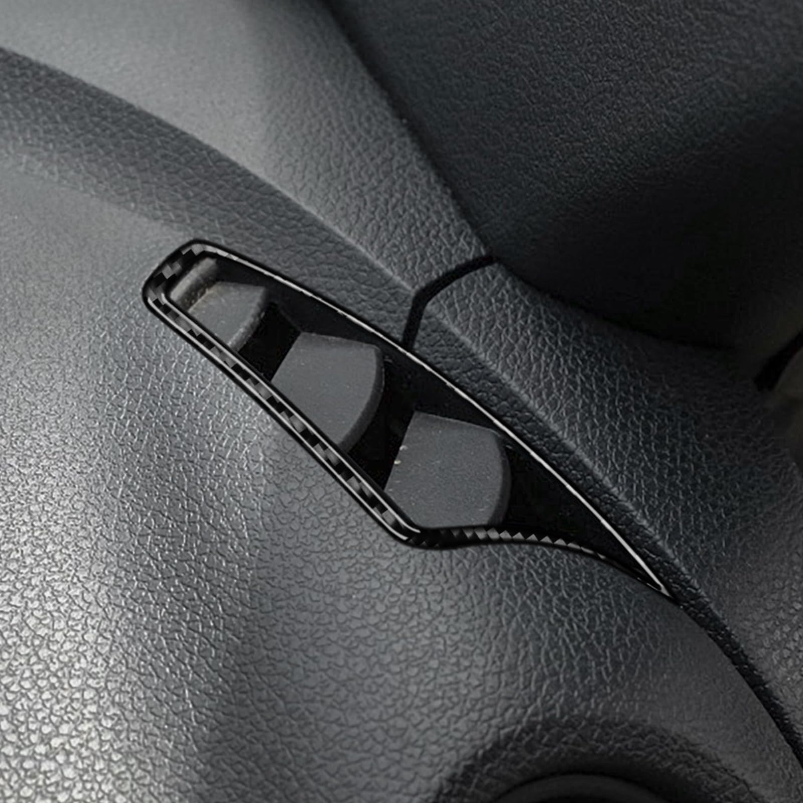 KUNGKIC Per Mercedes-Benz SLK R171 2004 2005 2006 2007 2008 2009 2010 Consola Centrale in Fibra di Carbonio Pannello di Controllo Entrambi i Lati Telaio di Scarico d'Aria Adesivo Decorazione Accessori