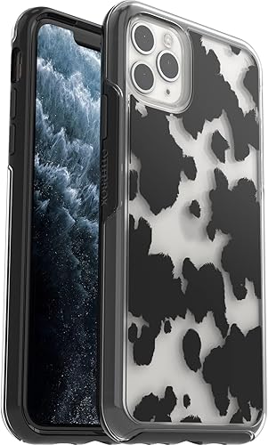 OtterBox SYMMETRY CLEAR SERIES - Funda para iPhone 11 Pro Max y iPhone XS Max, policarbonato, compatible con carga inalámbrica, impresión de vaca OtterBox SYMMETRY CLEAR SERIES - Funda para iPhone 11 Pro Max y iPhone XS Max, policarbonato, compatible con carga inalámbrica, impresión de vaca