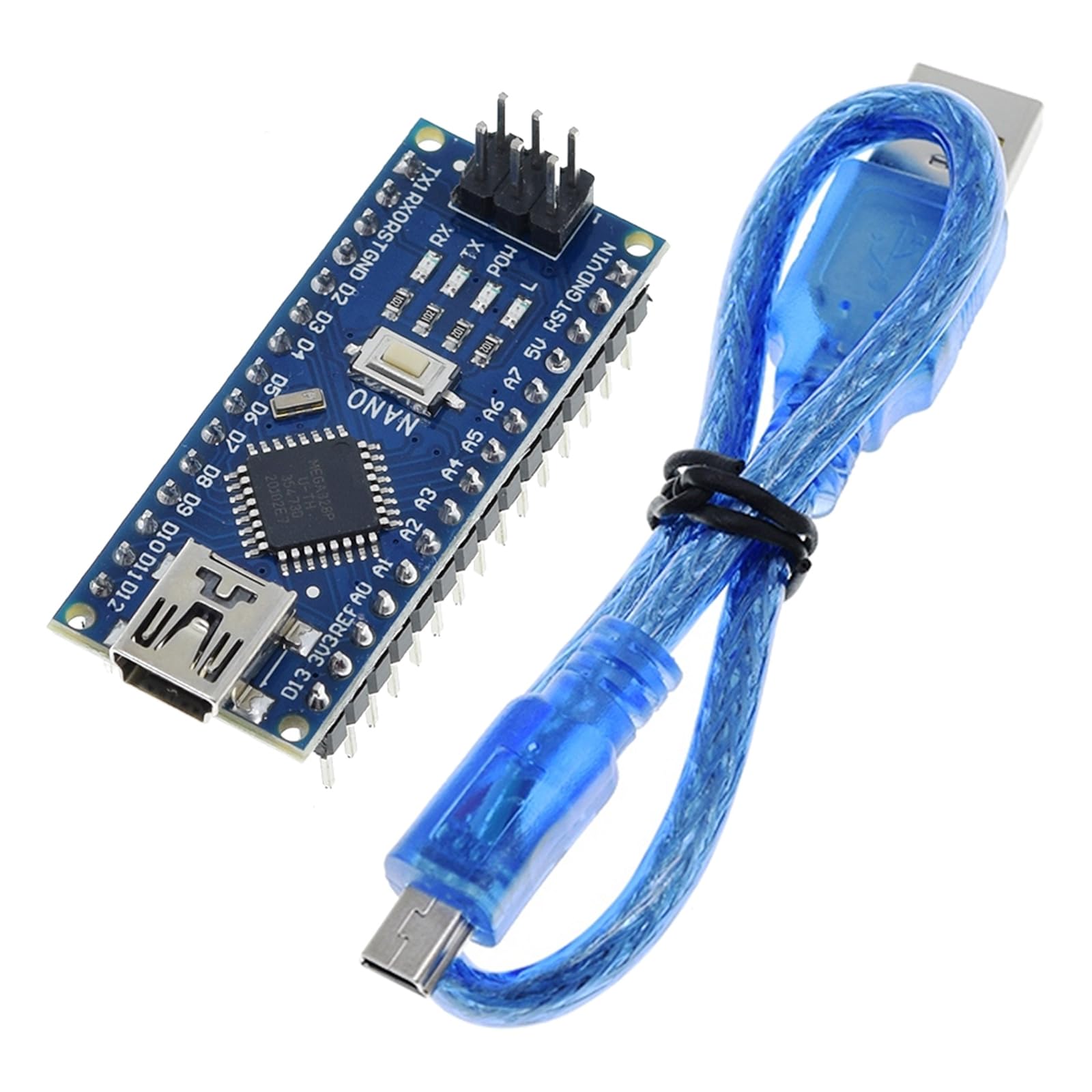 Eagles Nano V3.0 Nano Board ATMEGA328P CH340 5V 16M Micro-Controller Board Compatible with Arduino DIE 3 Pack with USB Cable