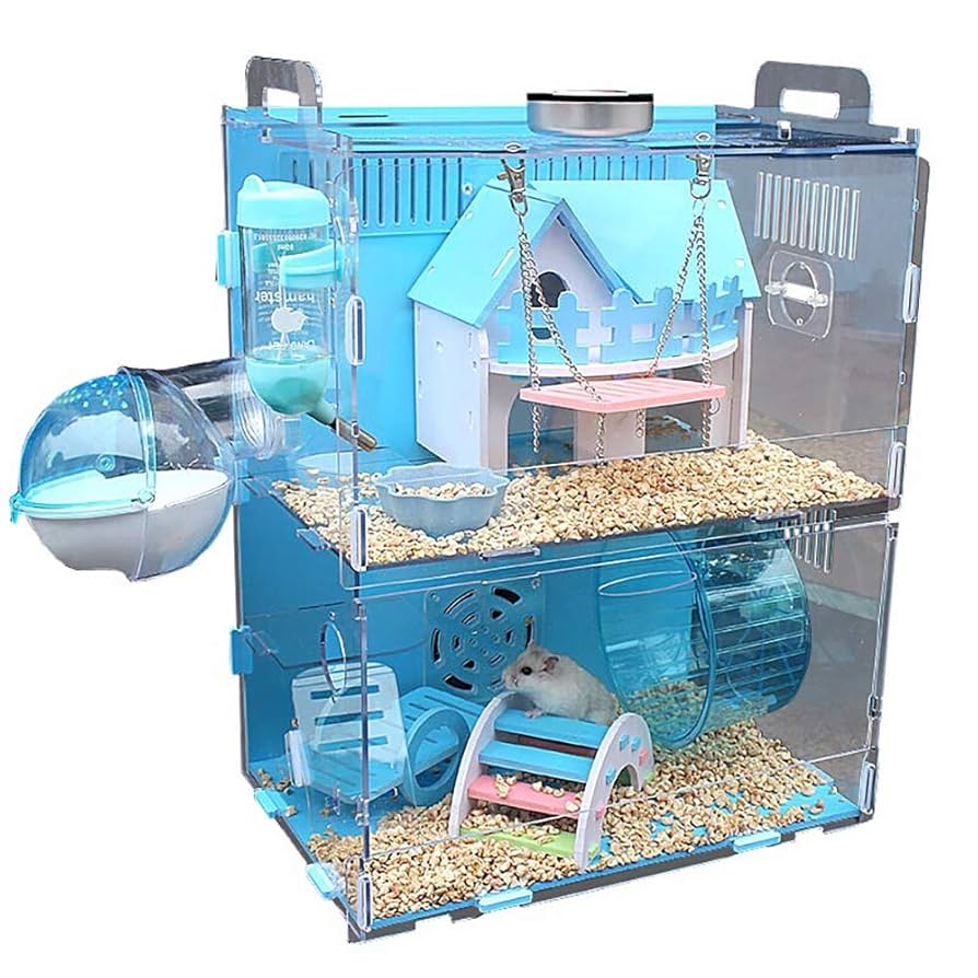 Amazon.com: ZXCVASDF Hamster Cage Hamster Hiding Place Small