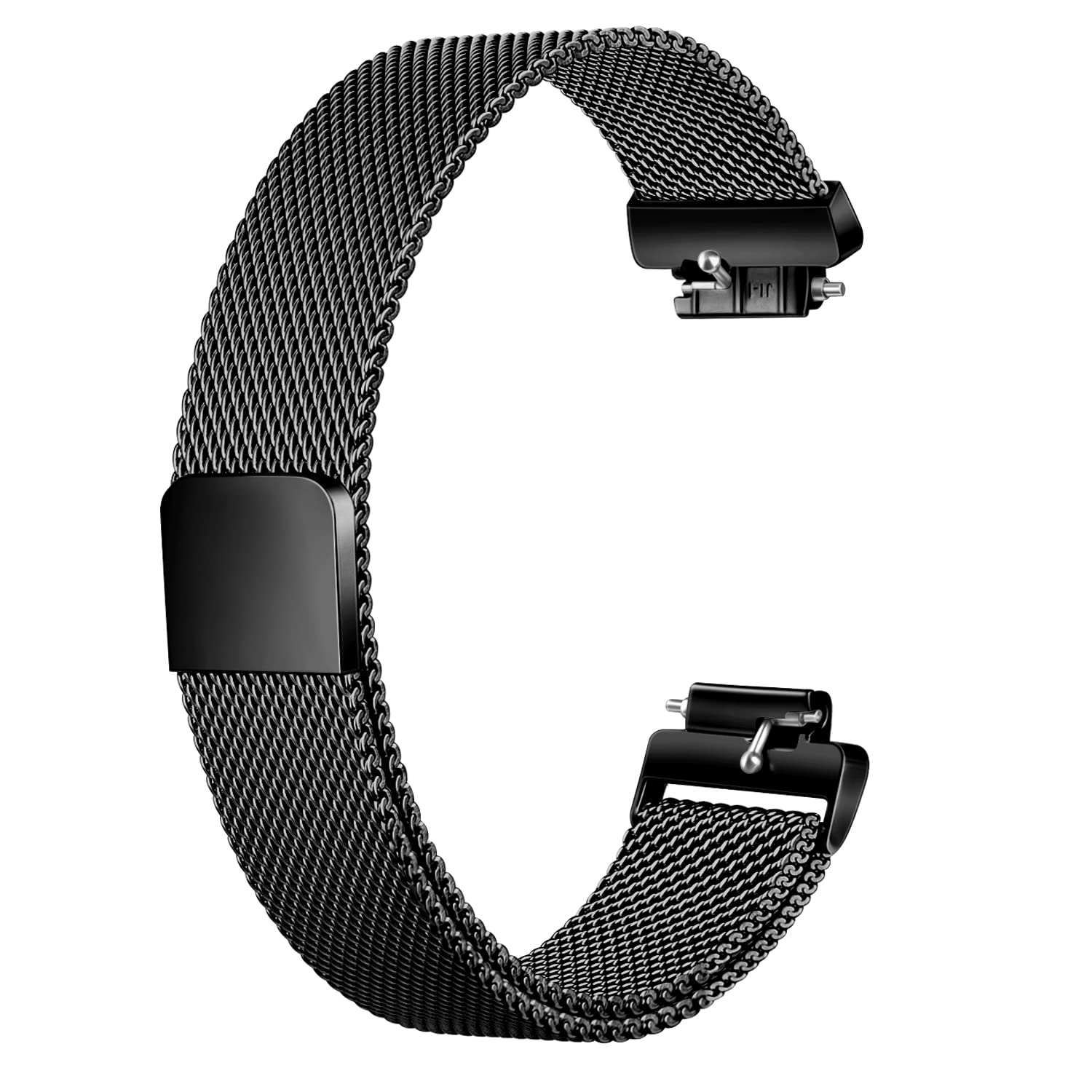 Meliya Watch Strap Compatible for Fitbit Inspire 2/Inspire/Inspire HR (Watch Not Included), Stainless Steel Chain Strap with Magnetic Buckle, Sport Replacement Watchstrap for Women & Men-image-34