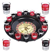 Algopix Similar Product 10 - Evelots Drinking Shot Glass Roulette