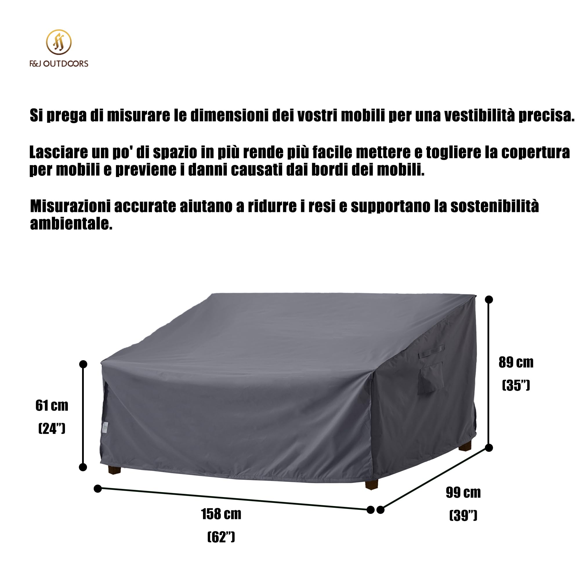 F&J Outdoors Copertura Per Mobili Da Giardino Impermeabile - 6