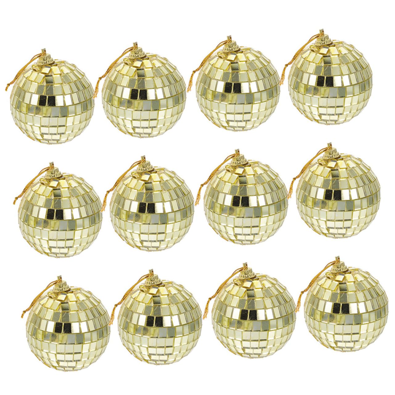 Boules de décoration de sapin de Noël en verre premium pour décoration raffinée