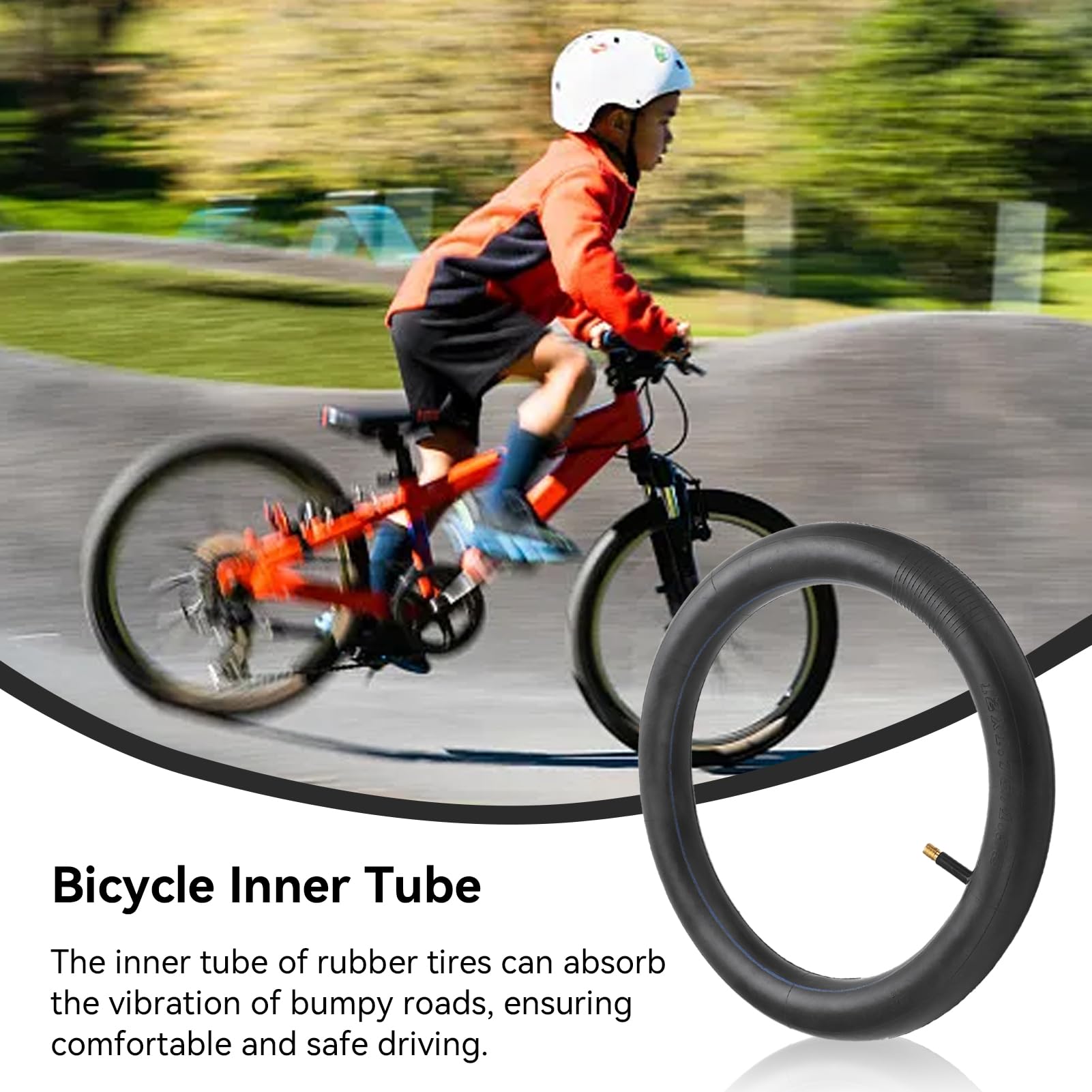 Bicicleta 26 Cámara De Aire Para Bicicleta 18 Pulgadas - Válvula Schrader, Adaptable A Neumáticos De 1.75 A 2.125 Cámara Aire Bici 18 Pulgadas