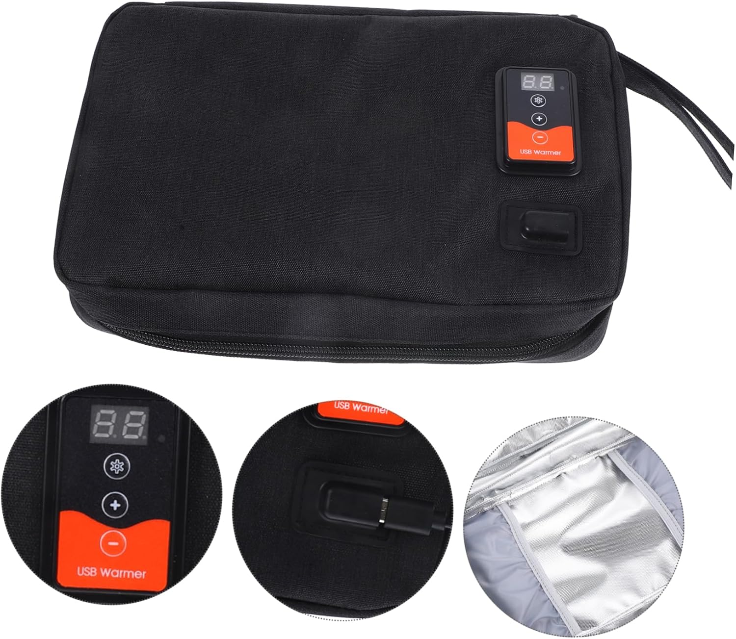 Portable USB Wipe Warmer Temperature for Home Travel Keeps Wipes Warm for Comfort Convenient Design for Diaper Changes
