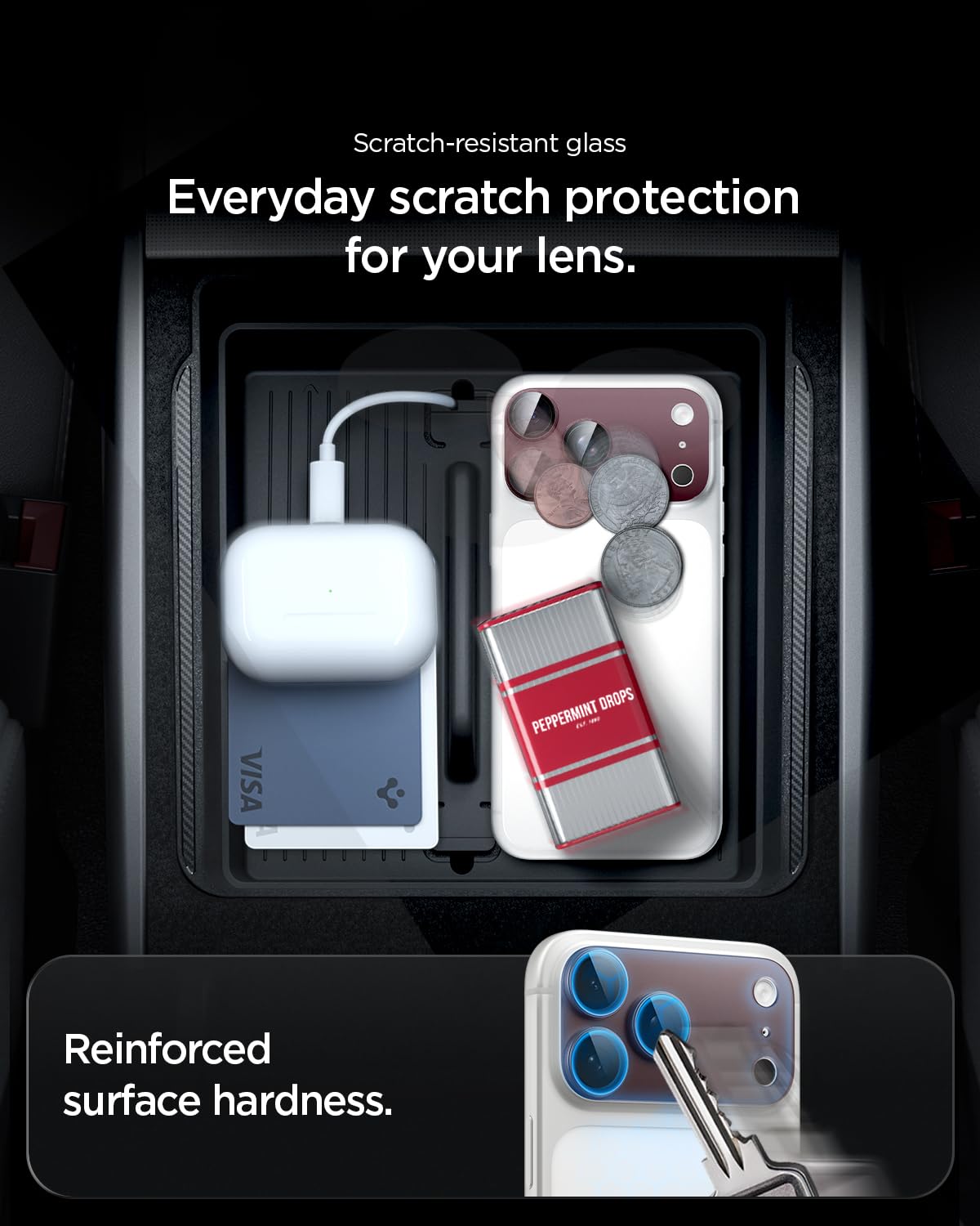Spigen Pacchetto protezioni per schermo e fotocamera iPhone 18 Pro