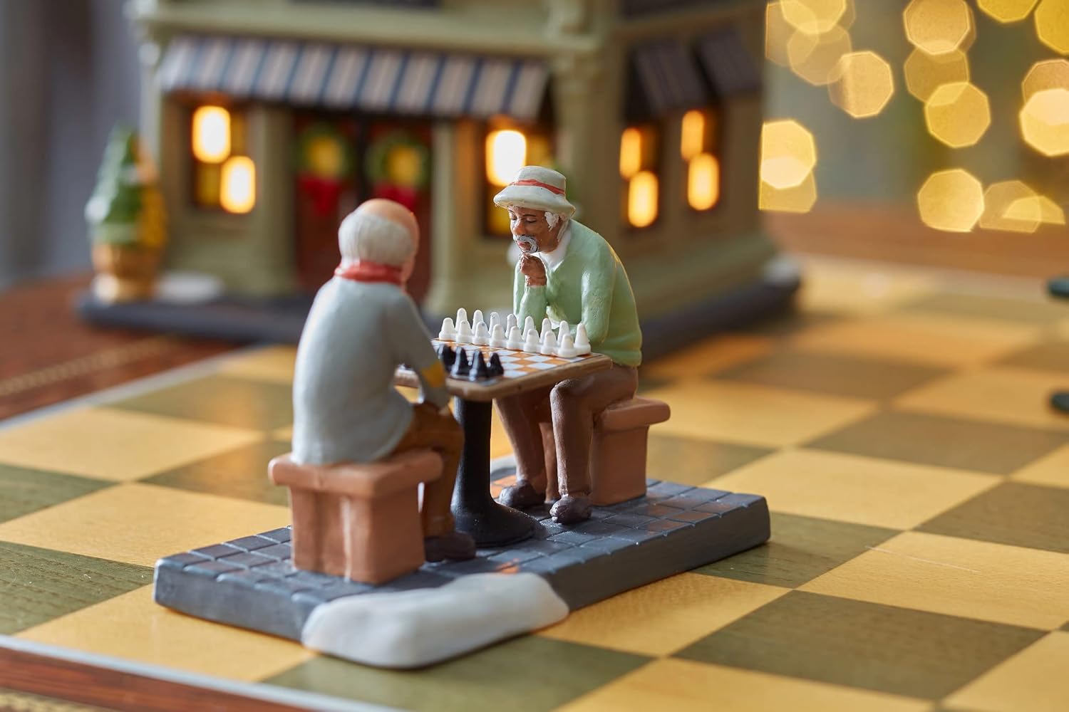 Department 56 Christmas in The City Village Accessories Perhaps The Queen's Gambit Figurine, 2.17 Inch, Multicolor