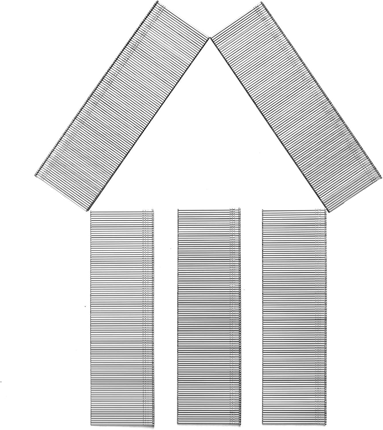 18 Gauge Brad Nails 304 Stainless Steel 3000 pcs Universal 18 GA Nail Gun Nails Assorted and Small Finishing Nails for Pneumatic, Electric Brad Nailer (1-1/2 inch - 3000 pcs)