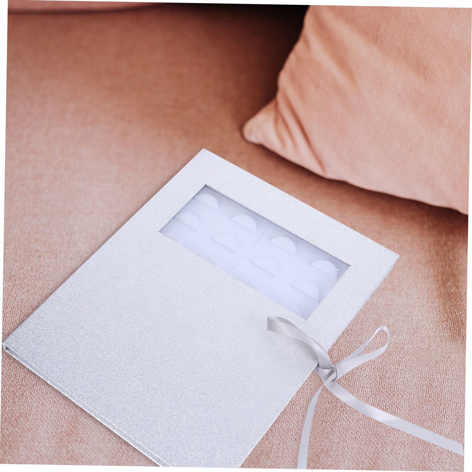 WRITWAA Paper Eyelash Case with Tray Durable False Eyelash Storage Box Lightweight Organizer for Easy Access Protection for Beauty Salons Individual Use